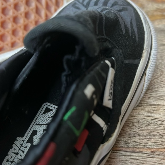 VANS STAR WARS SLIP ON VANS TODDLER SIZE 4 1/2  Darth Vader Shoes - Picture 7 of 7